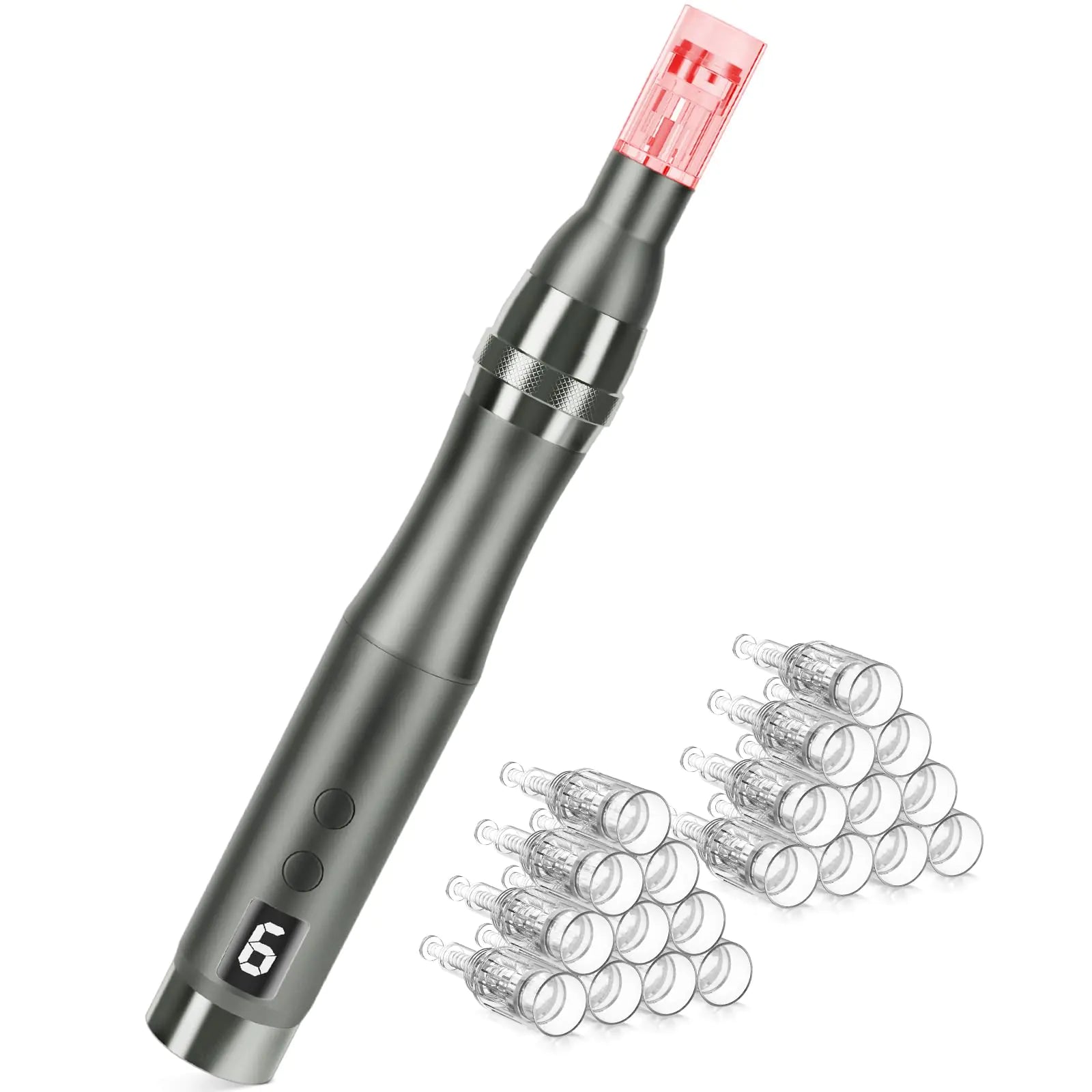 Microneedling Roller Pen Dermabrasion Roller 0.25mm Derma Roller for Face Skin Microneedle Roller Dermal Roller for Women Men Home Use